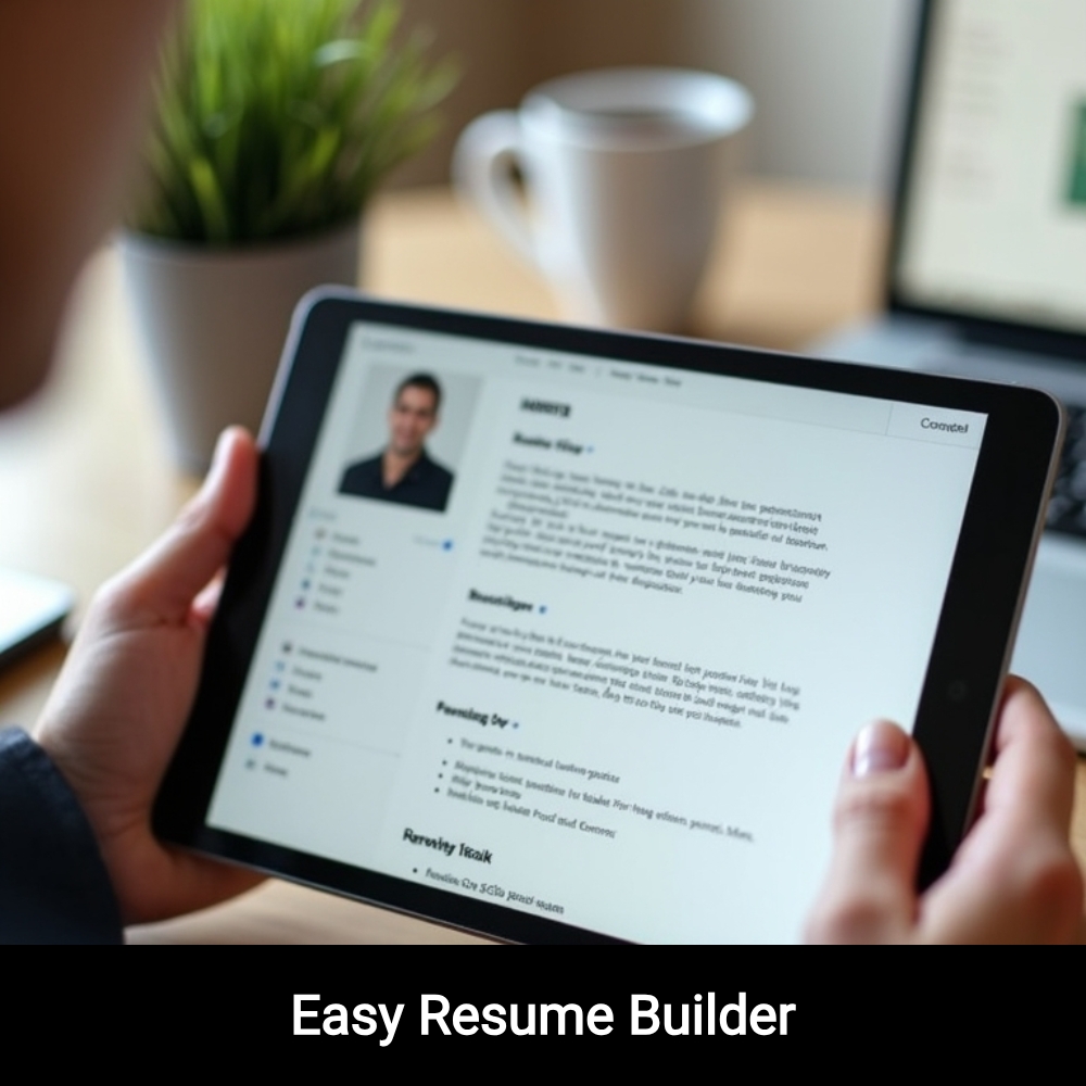 Ultra Searches Aura Facebook ad: Easy Resume Builder.