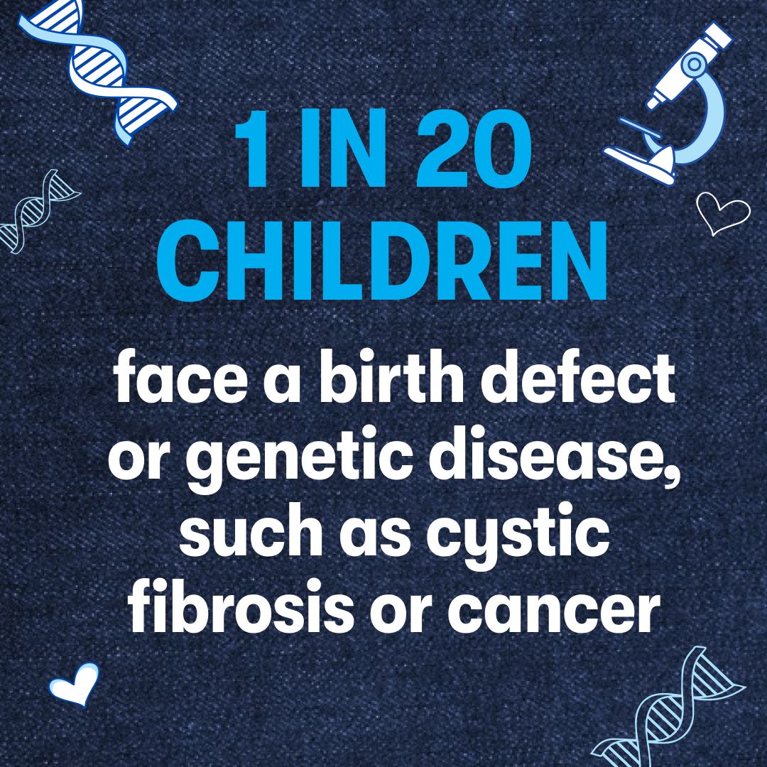 Jeans for Genes Australia Facebook ad: Join the Ks for Kids Challenge - FREE Entry