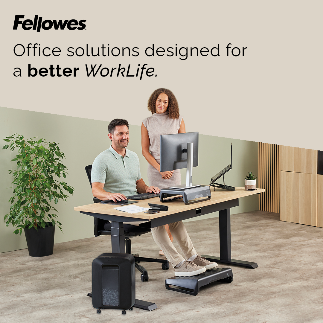 Fellowes Australia Facebook ad: For a better WorkLife