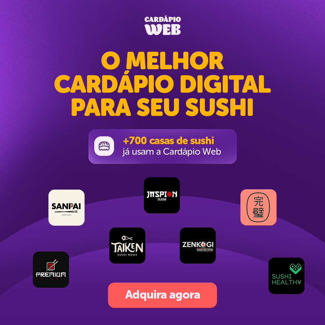 Cardápio Web Facebook ad