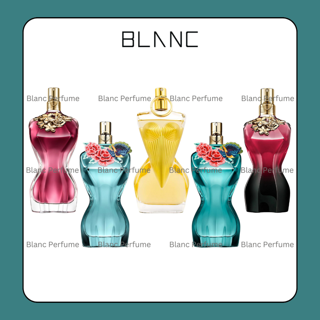 Blanc perfume Facebook ad: Jean Paul Gaultier là dòng nước hoa luôn…