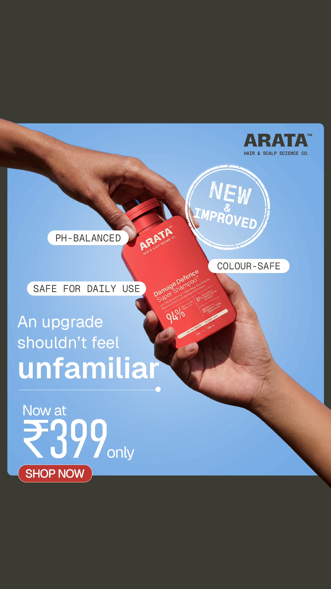  Arata Hair Care Facebook ad