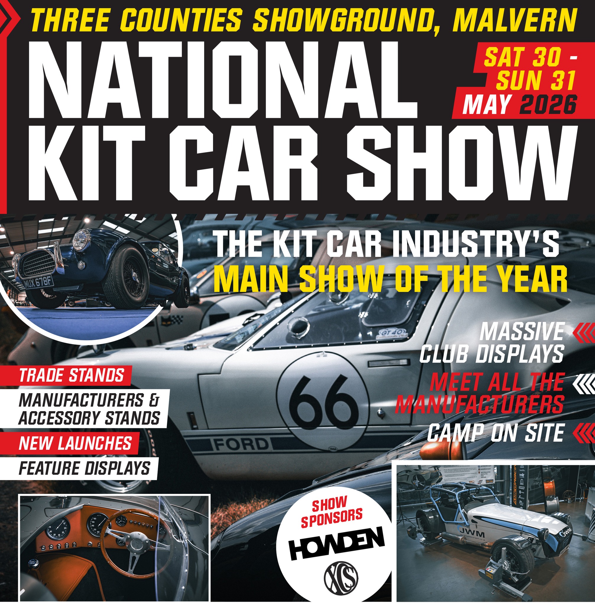 Kit & Sports Car Shows UK Facebook ad: National Kit Car Show, 30th & 31st May!