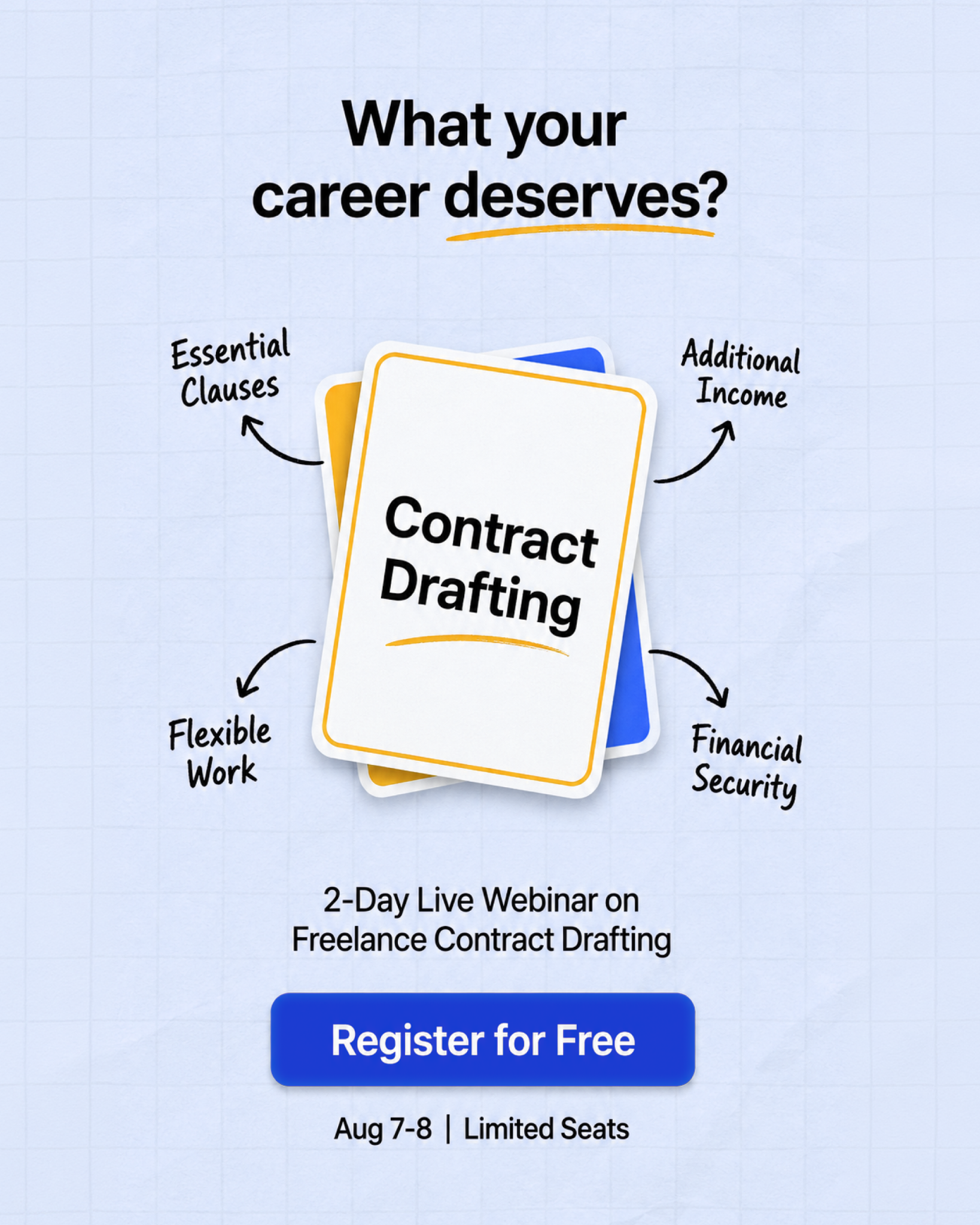 Lawctopus Facebook ad: Become a Contract Drafting Freelancer