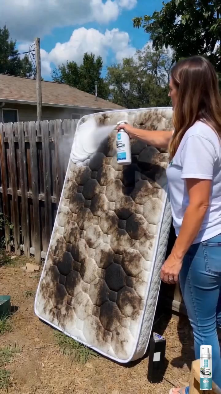 Brittrove Facebook ad: Powerful Foam Cleaner for Fabric, Deep Remove Stains…