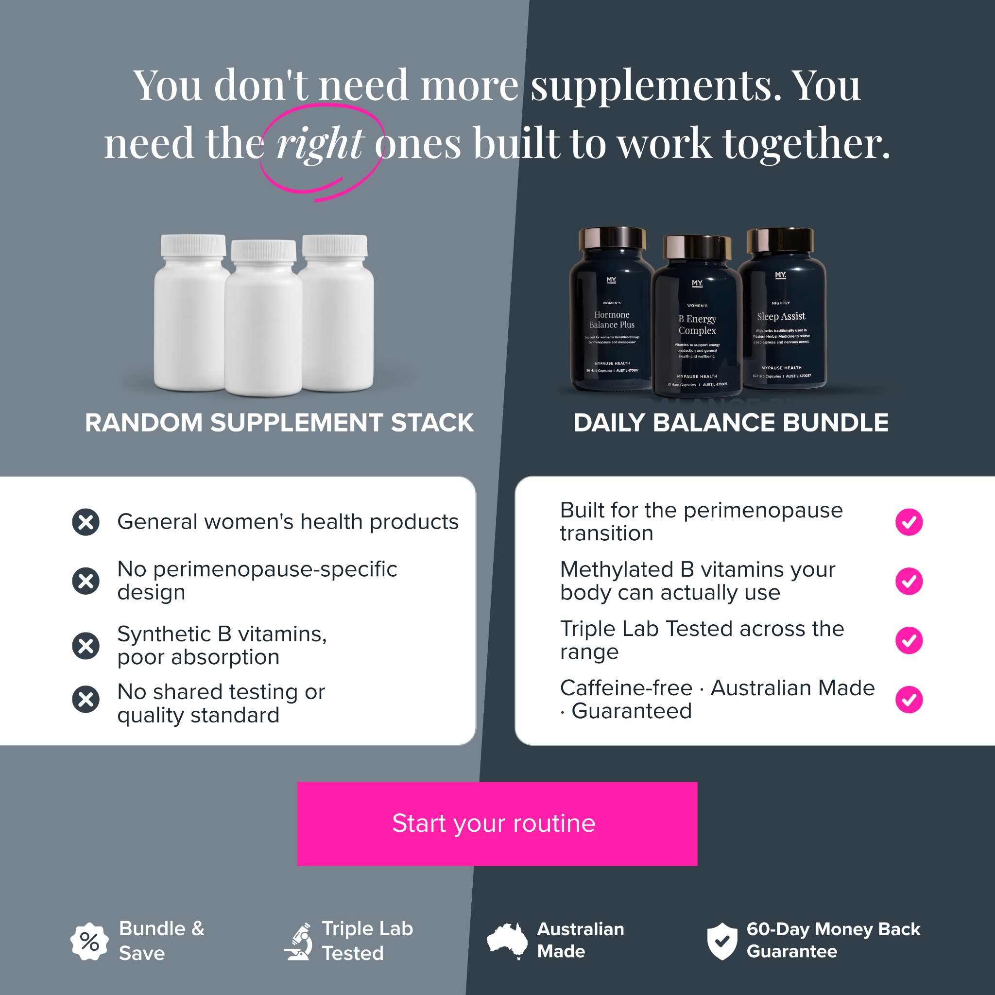 MyPause Health Facebook ad