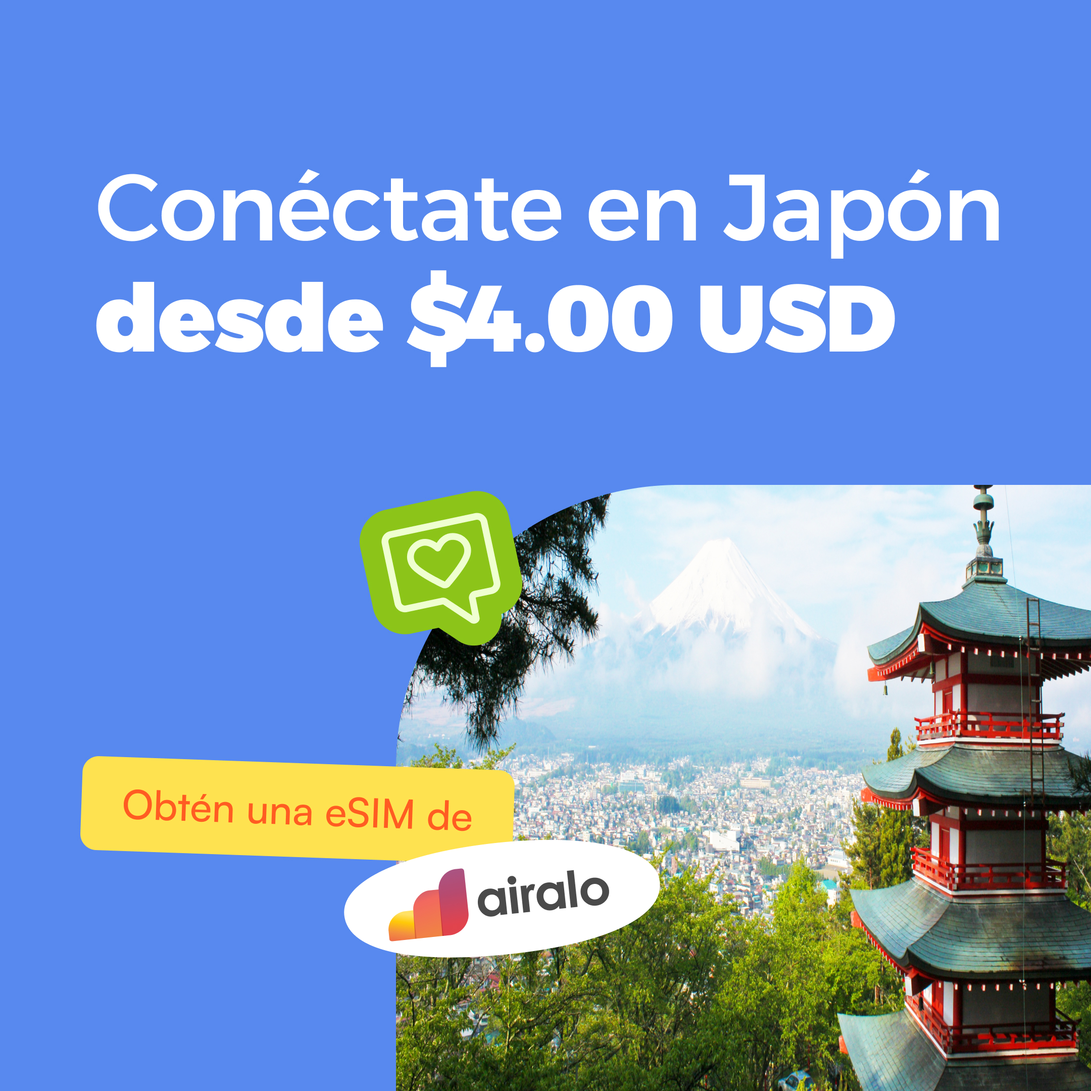 Airalo Global eSIM Store Facebook ad