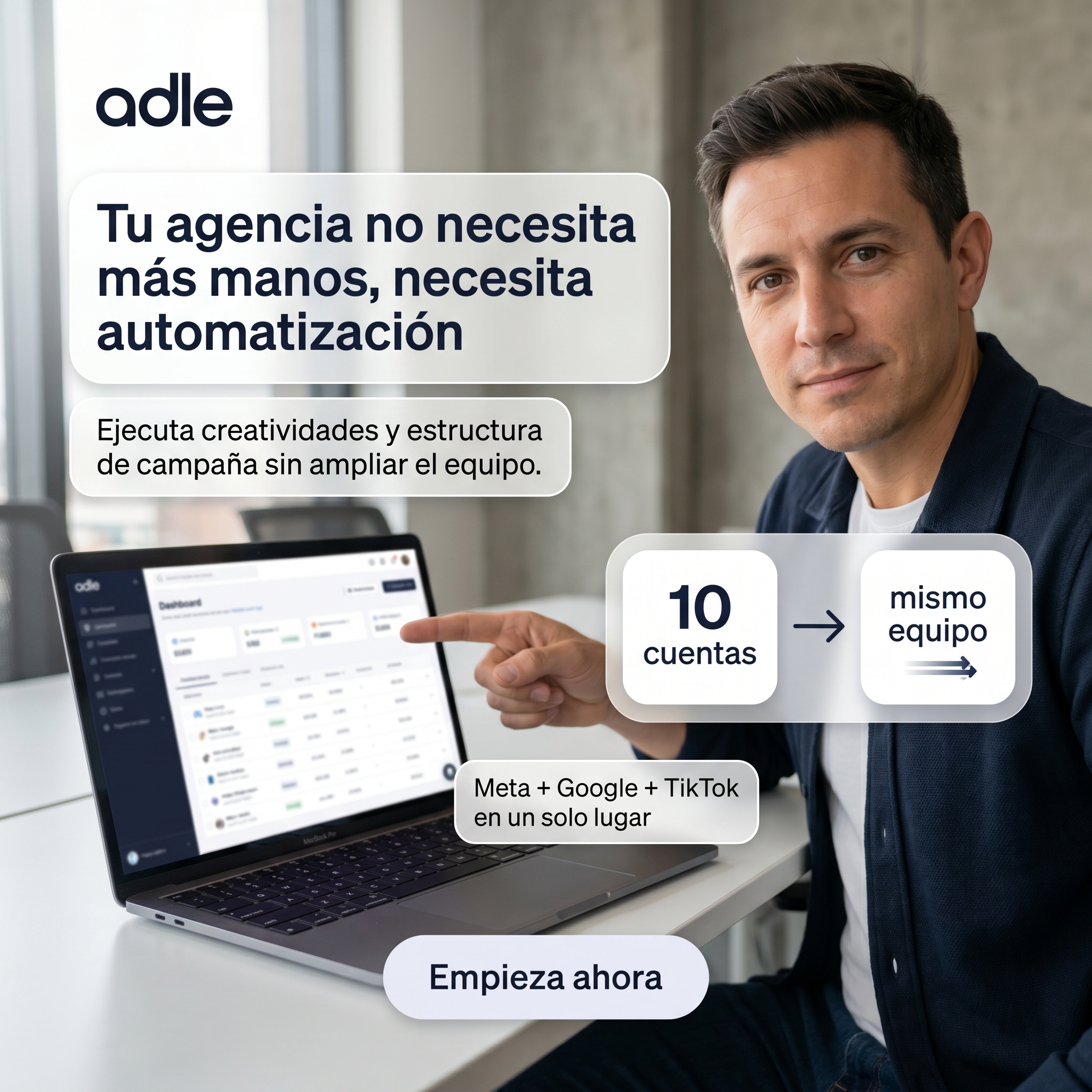Buzzly AI Facebook ad: Ahorra 12 horas de trabajo en tus campañas ahora