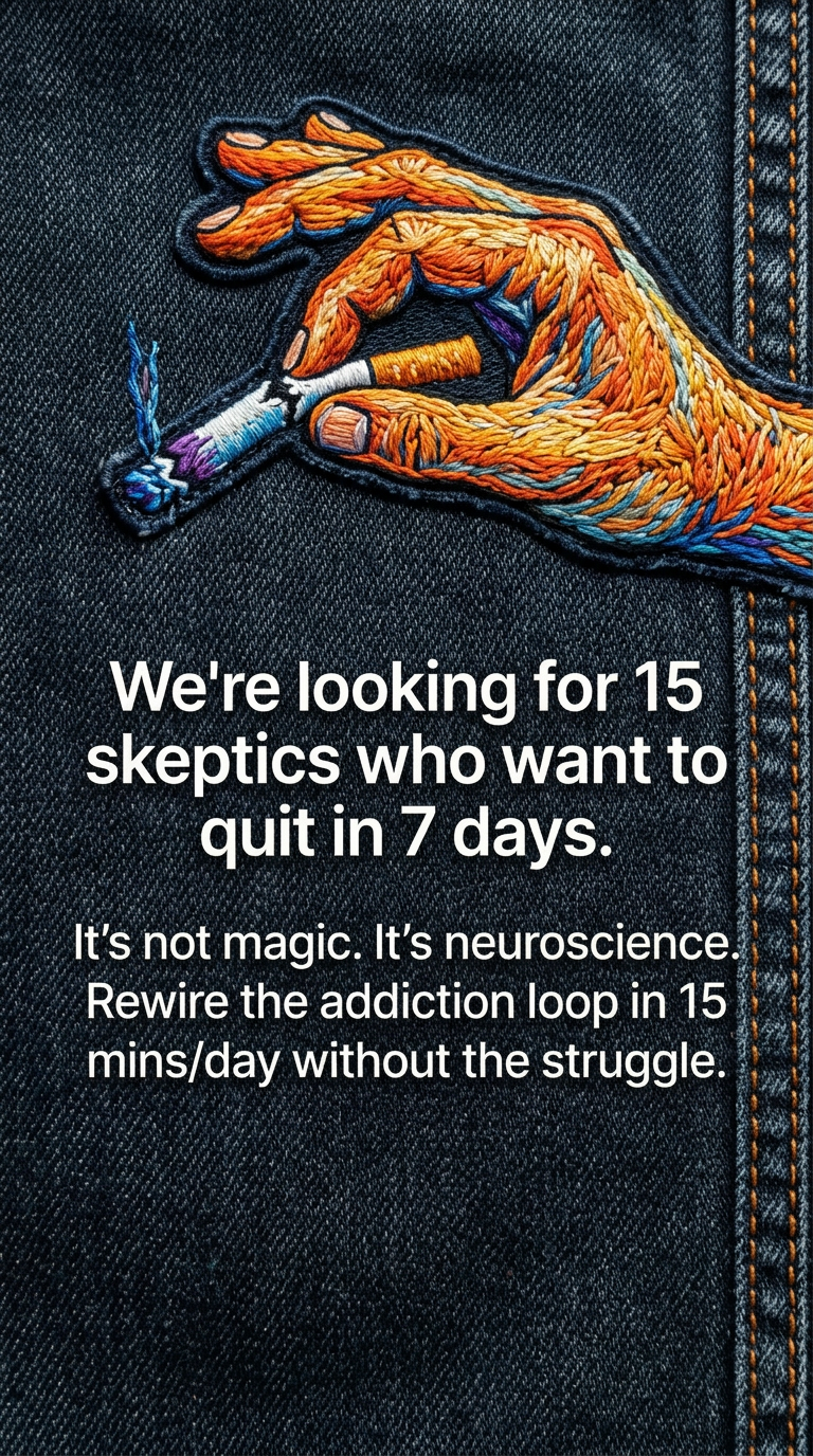 Hypnosis to Stop Smoking Facebook ad