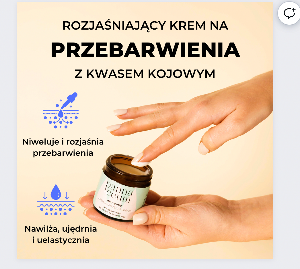 Pannaceum - Naturalnie Pozytywne Kosmetyki Facebook ad: Dzięki niemu usunęłam przebarwienia.
