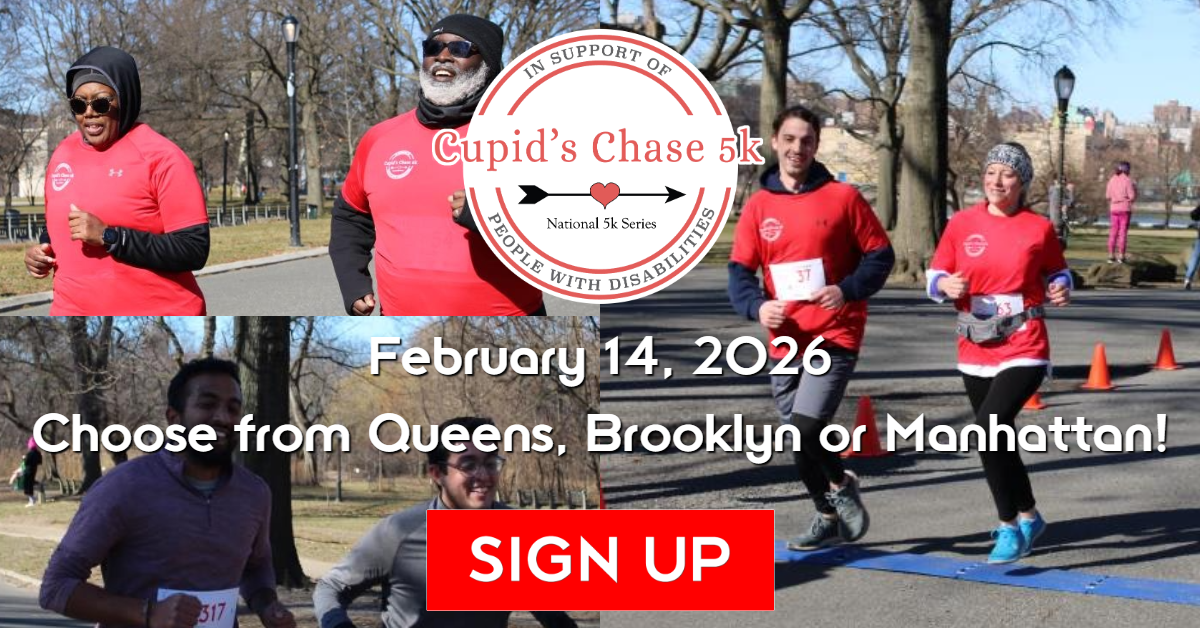 elitefeats Facebook ad: Cupid's Chase 5K Queens Brooklyn Manhattan