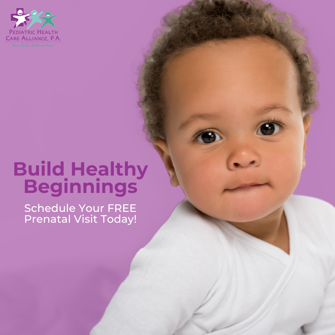 Pediatric Health Care Alliance, P.A. Facebook ad: Request Prenatal Visit