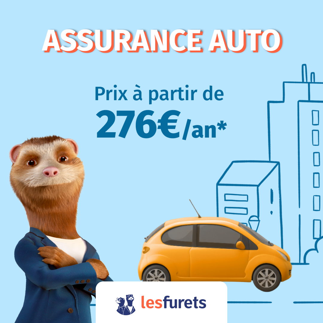 LesFurets.com Facebook ad: Simulation gratuite!
