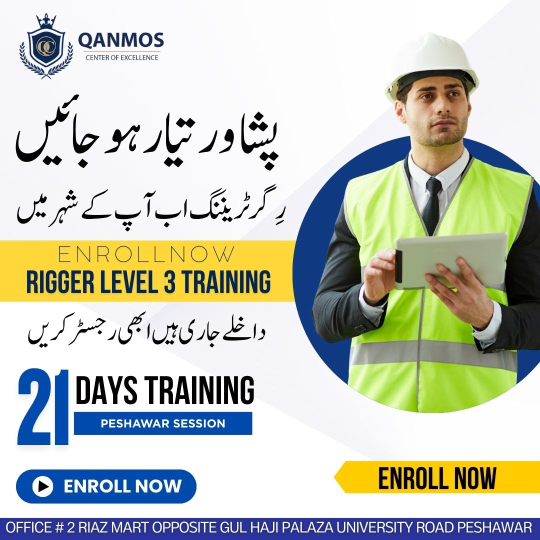Qanmos Peshawar Facebook ad: Become a Certified Rigger, Level 3 Training Now…