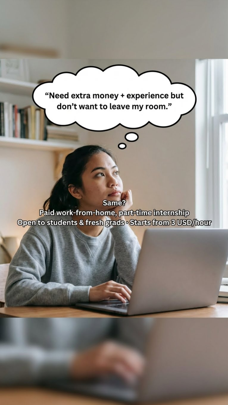 AstralStream Labs Facebook ad: Paid Work‑From‑Home Internship: Help Lead New Projects &…