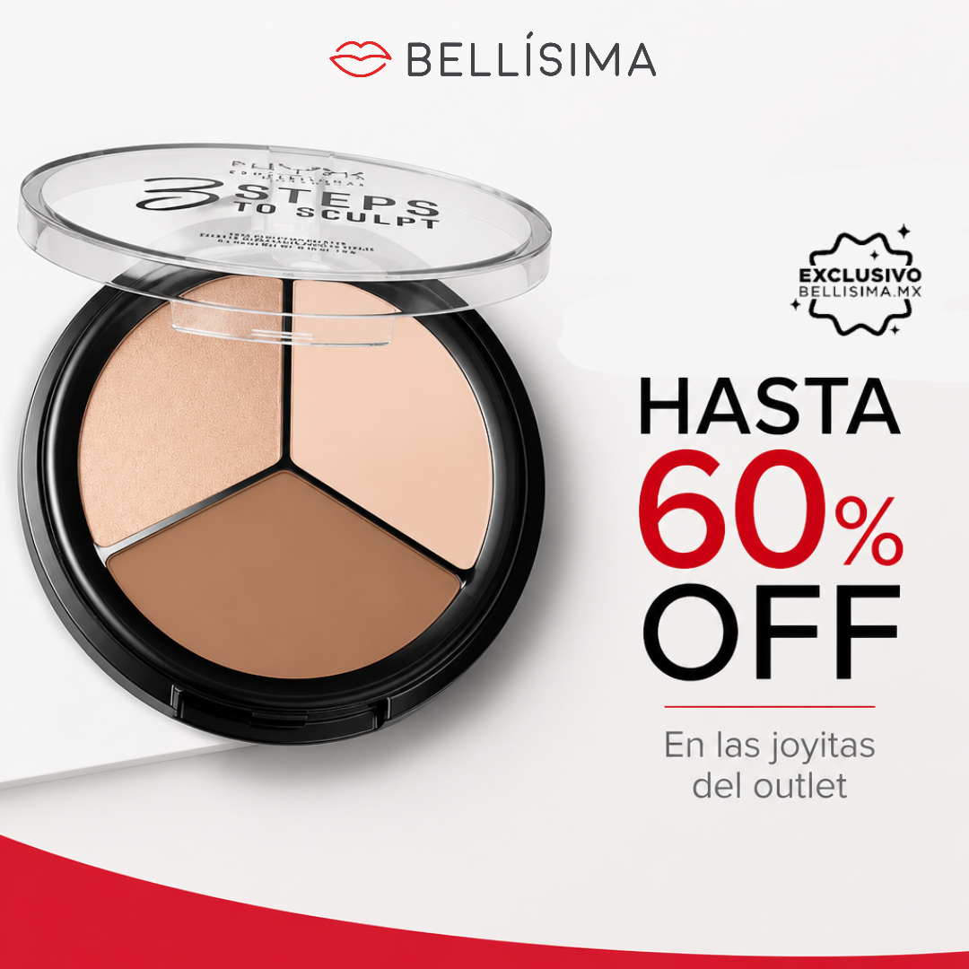 Bellisima Facebook ad: Hasta 60% OFF en el outlet