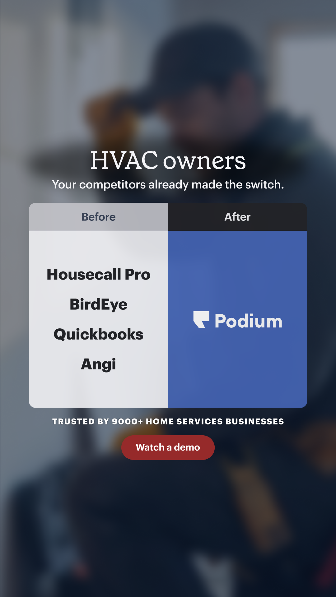 Podium Facebook ad