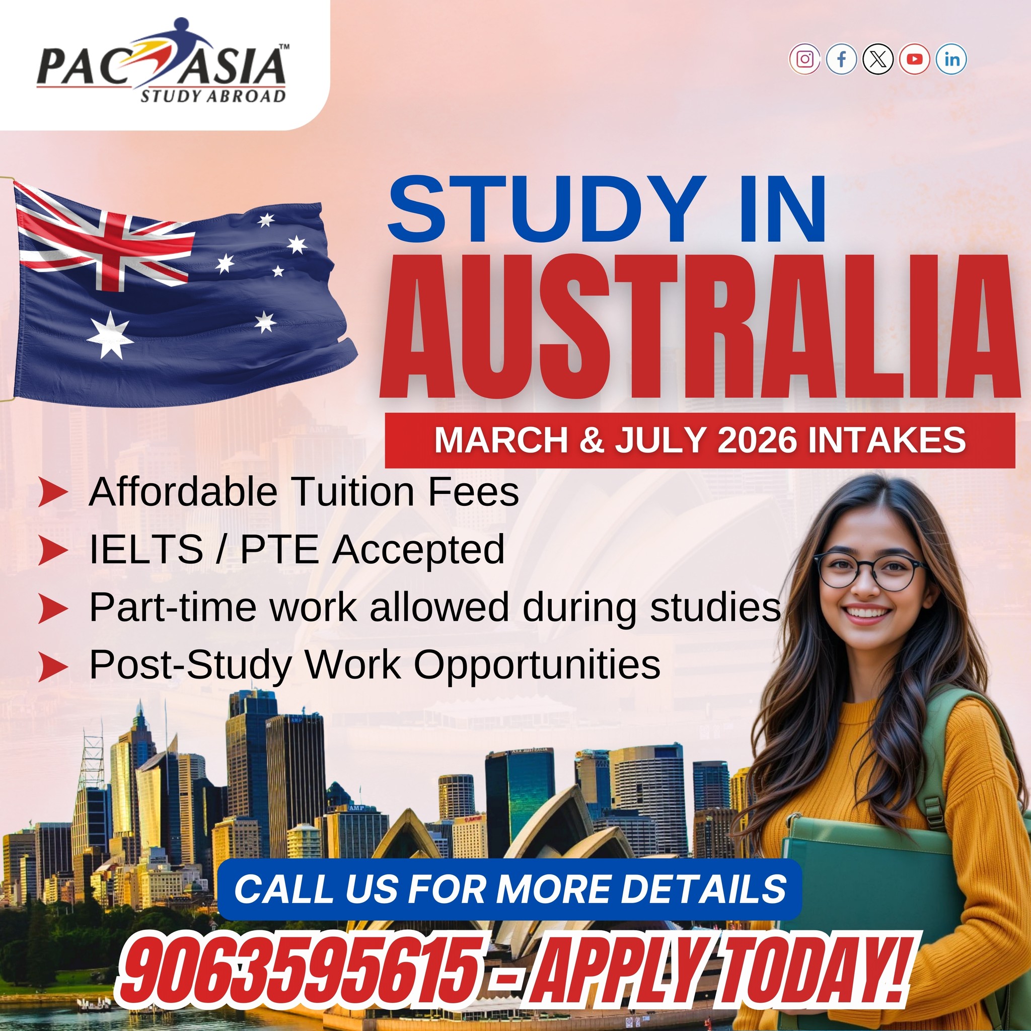 PAC ASIA, Hyderabad Office Facebook ad