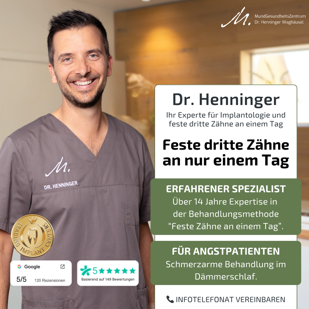 Zahnarztpraxis Dr Henninger Facebook ad from Sep 23, 2024