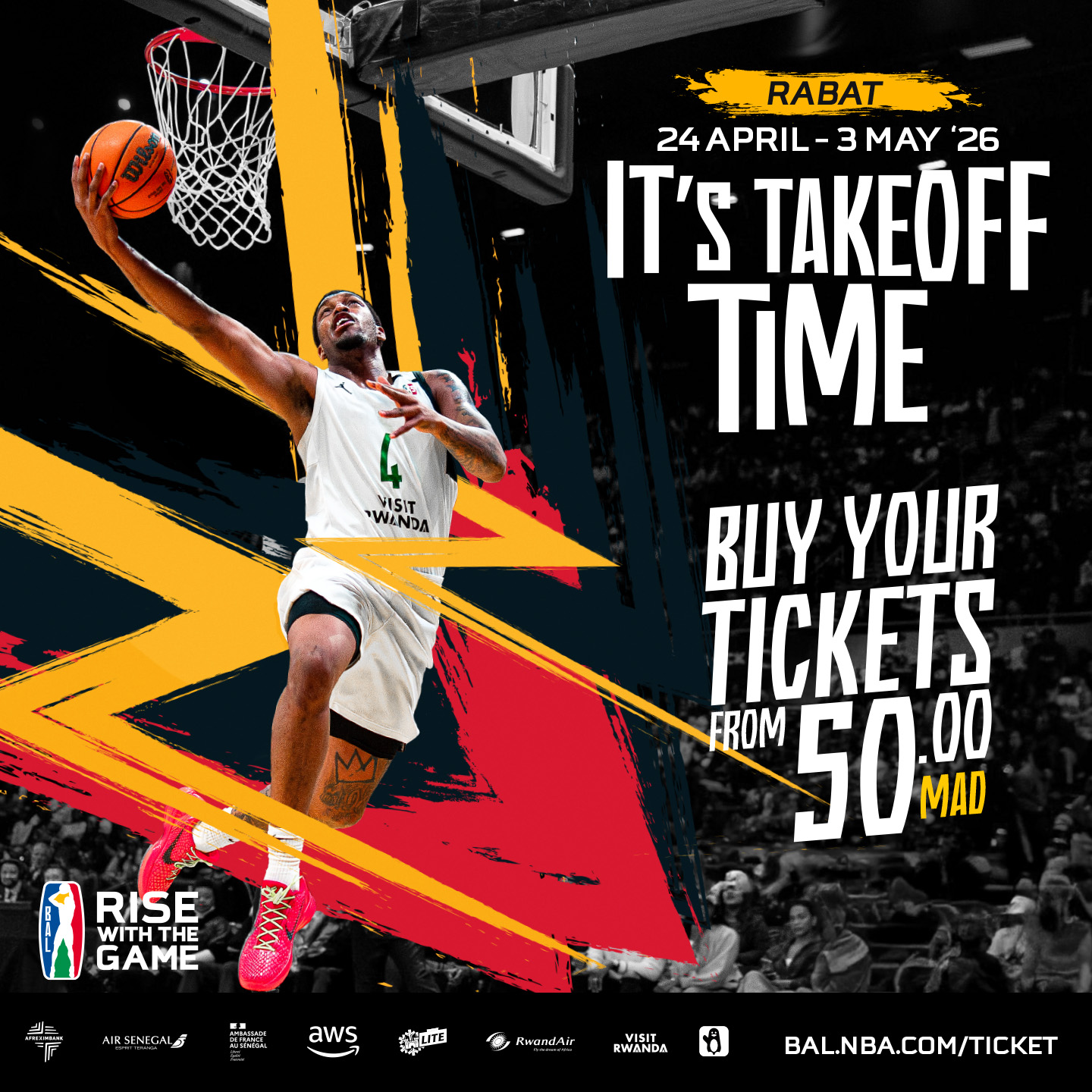 Basketball Africa League Facebook ad from Mar 10, 2026