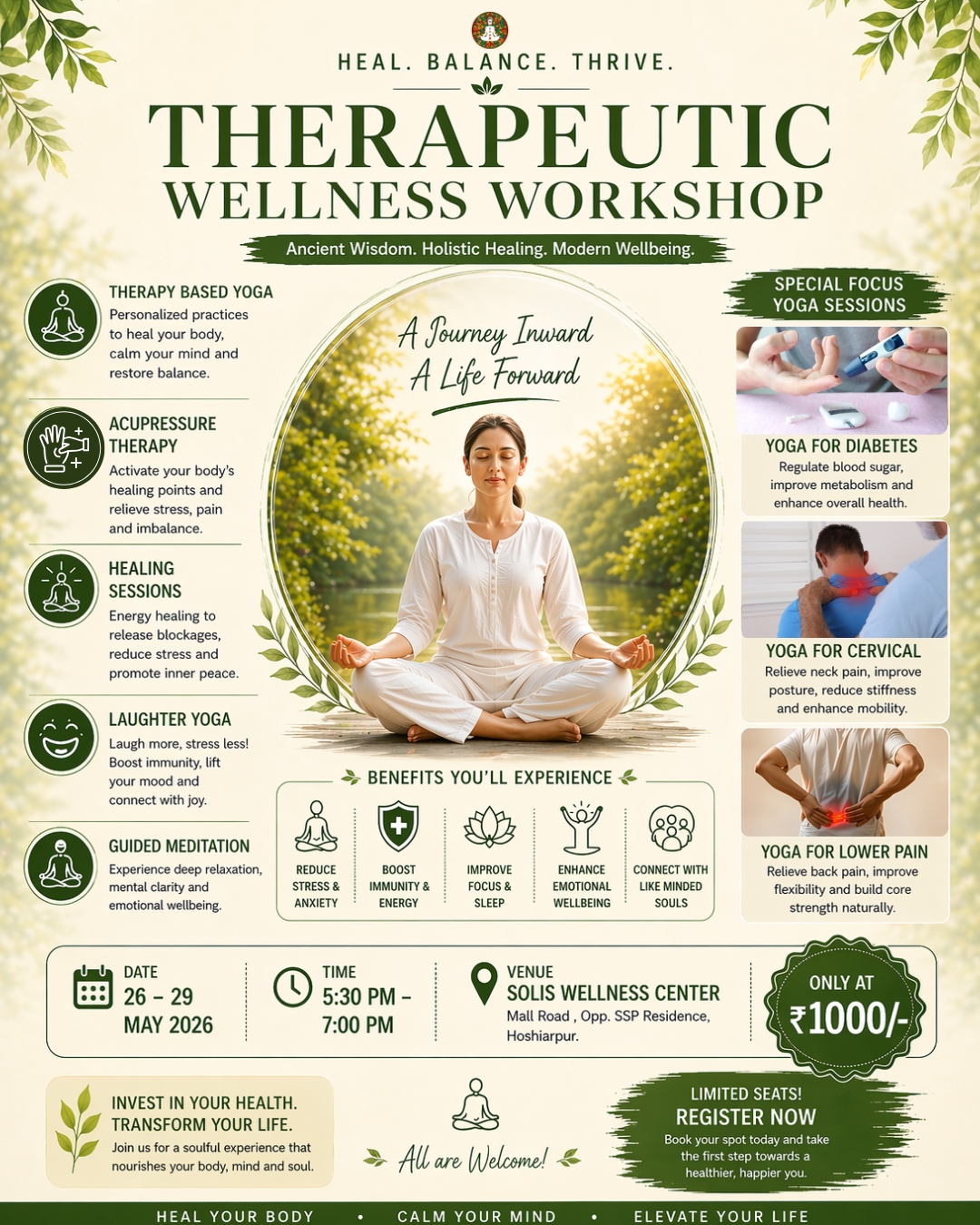 Divine Soul Yoga Facebook ad