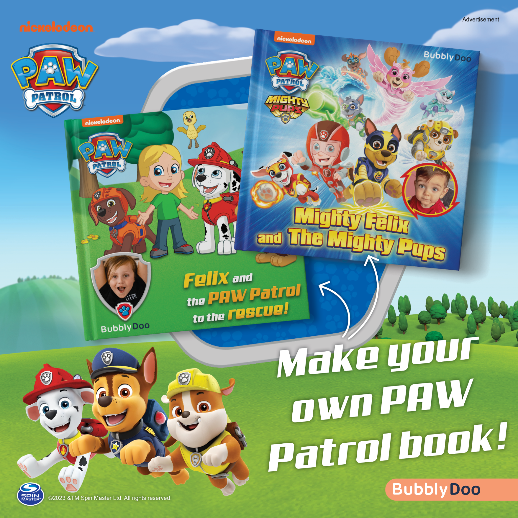 BubblyDoo Books Facebook ad