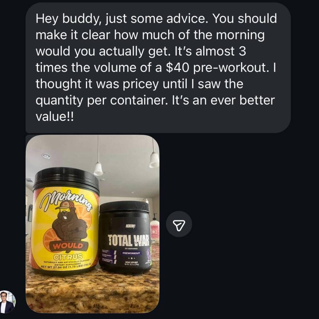 Morning Would Facebook ad