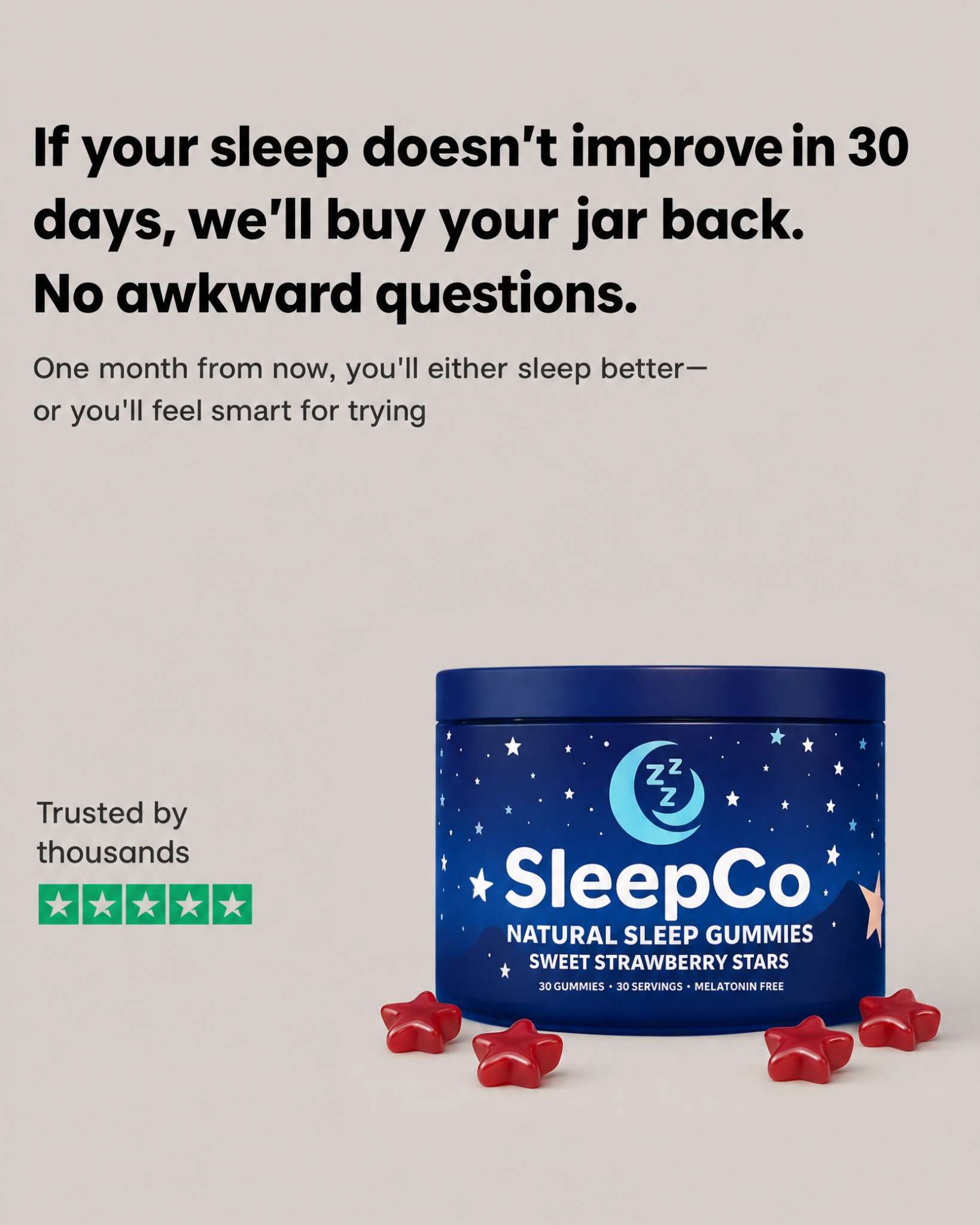 SleepCo Facebook ad