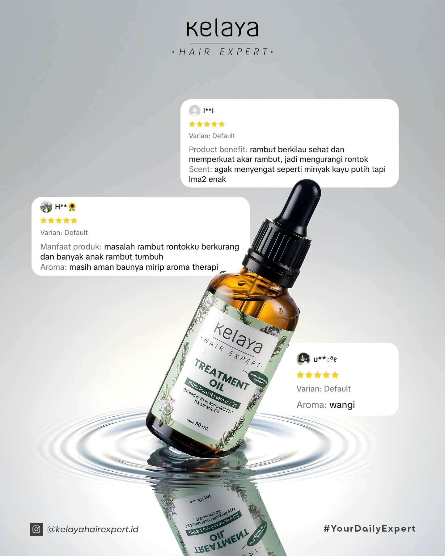 Kelaya Hair Expert Facebook ad