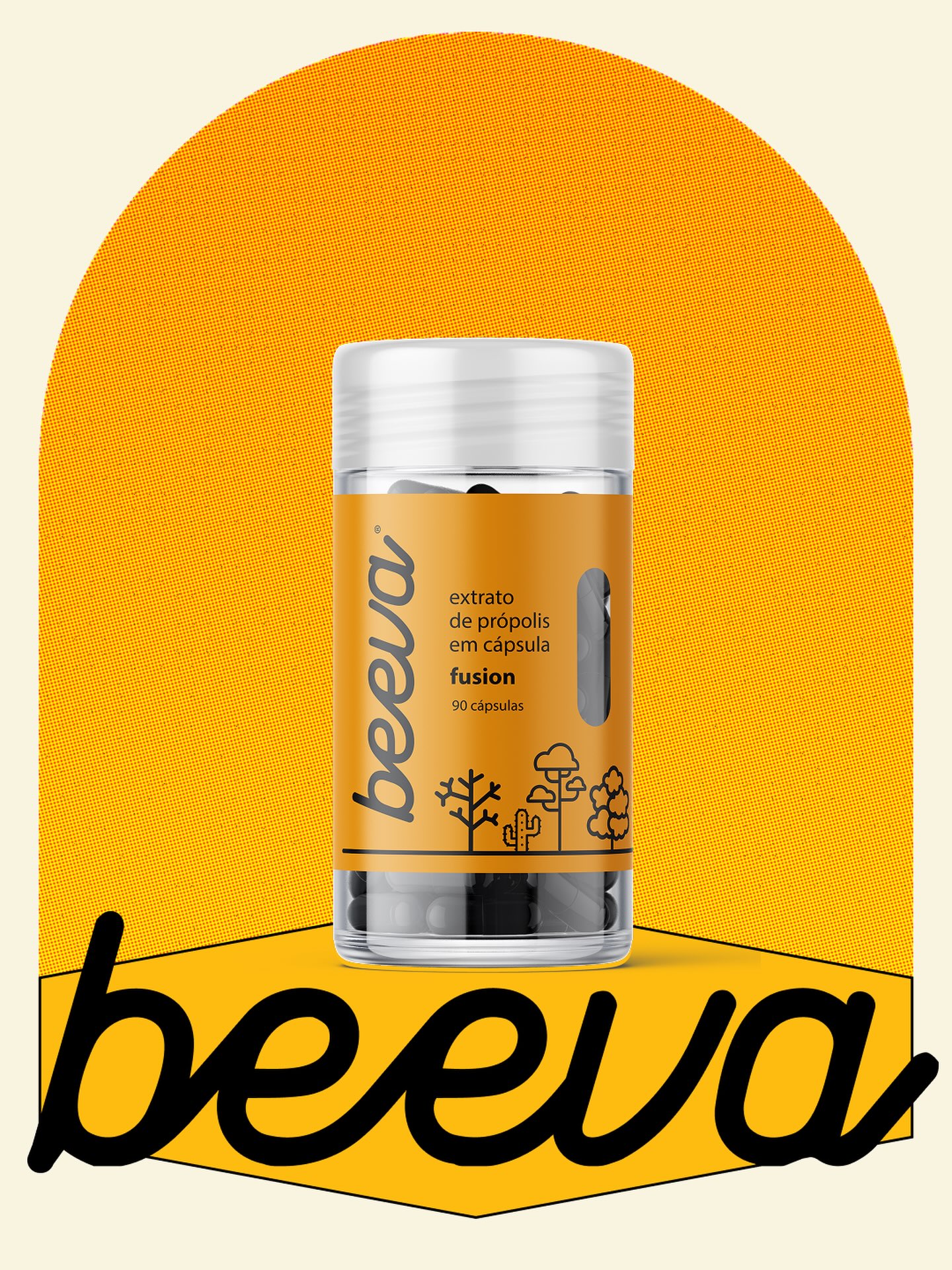 Beeva Brazil Facebook ad: Extrato de Própolis Fusion em Cápsulas