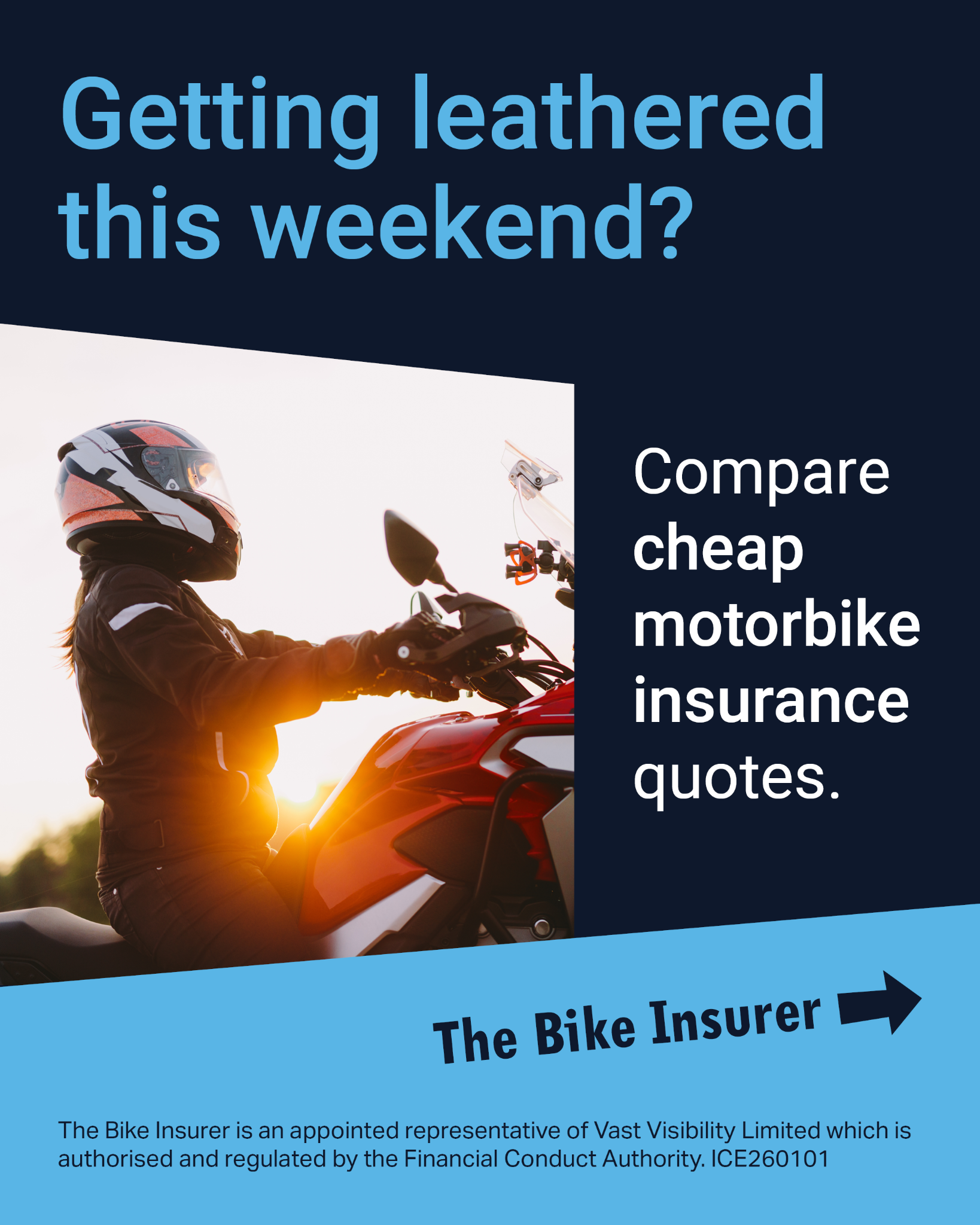 The Bike Insurer Facebook ad: The Bike Insurer | Prices From just £87*