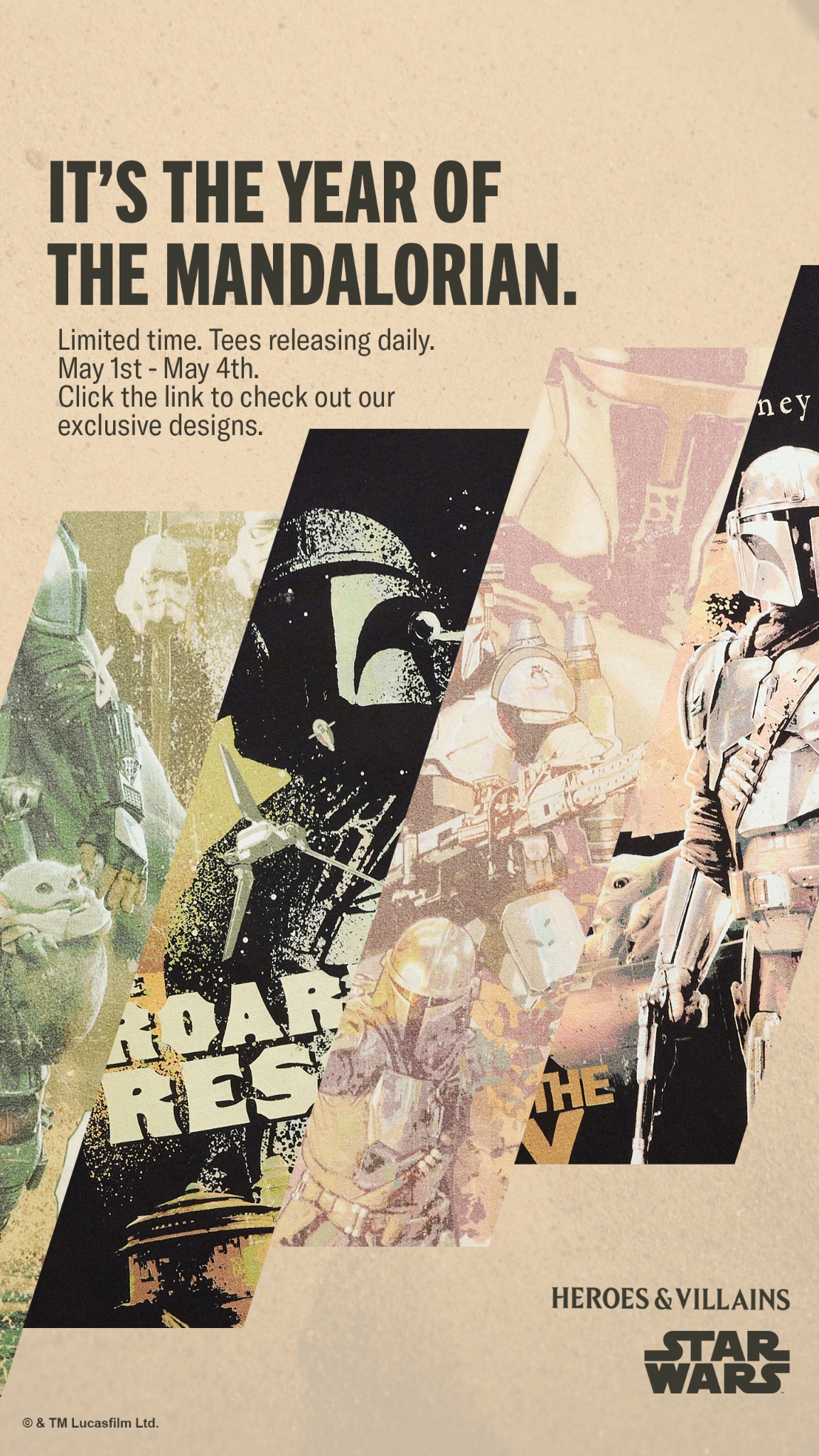 Heroes & Villains Facebook ad