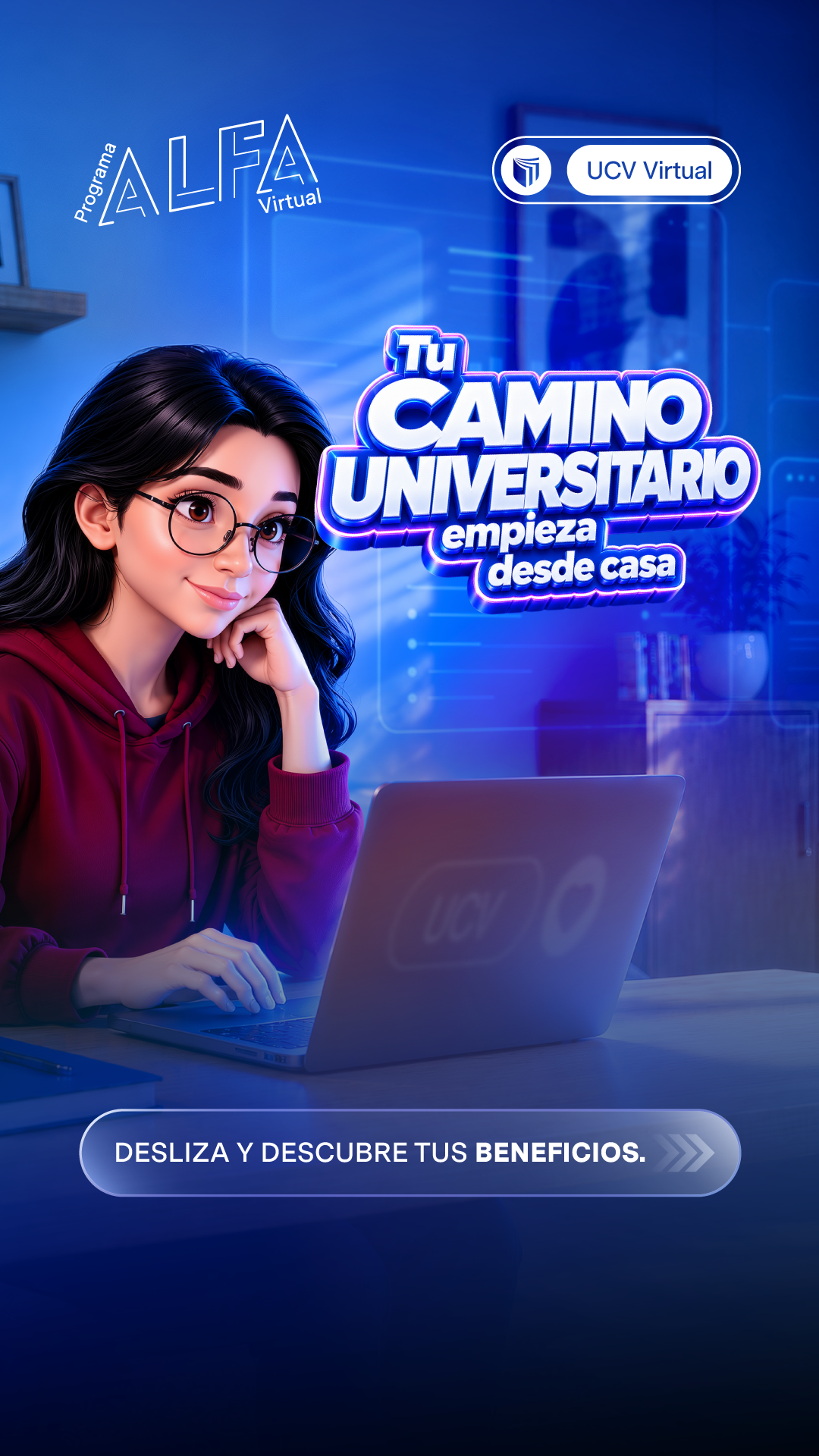 UCV Virtual Facebook ad from Jul 14, 2026