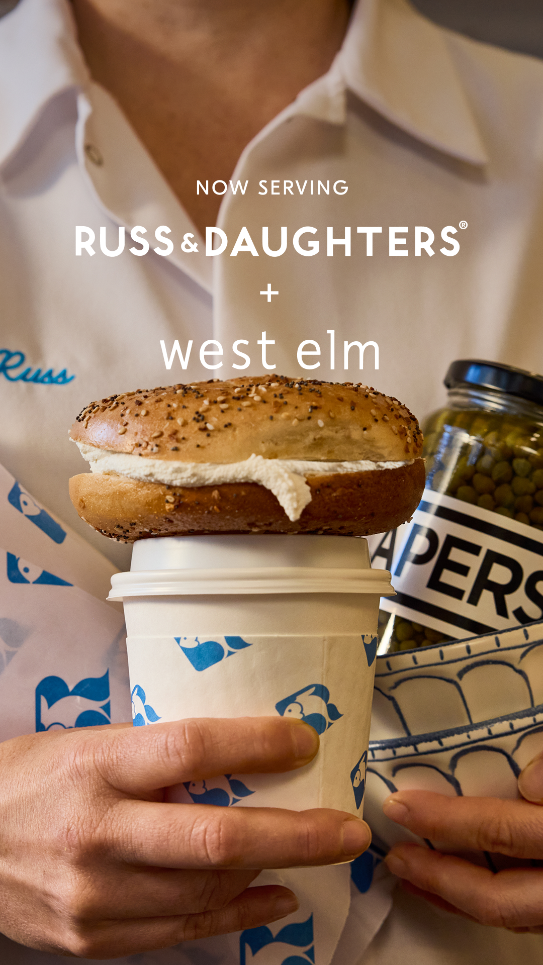 West Elm Facebook ad: From the Lower East Side to your table.