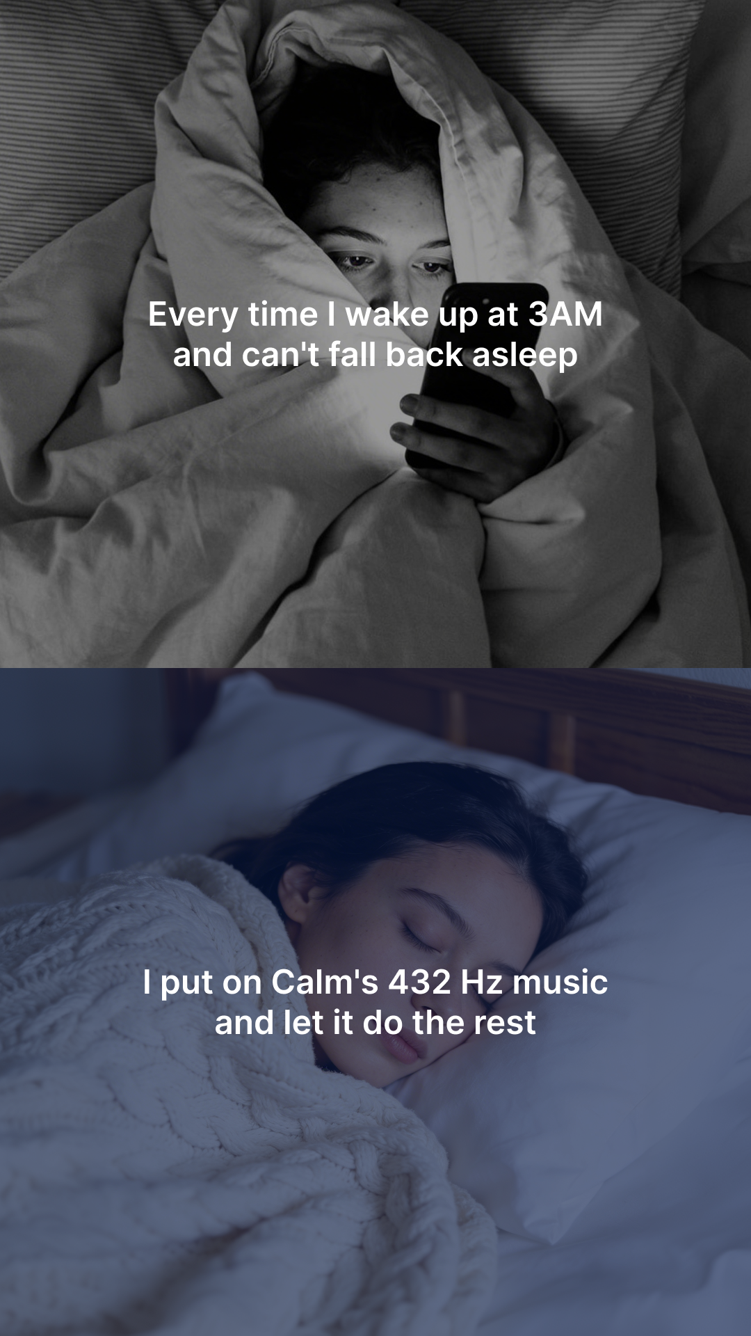 Calm Facebook ad