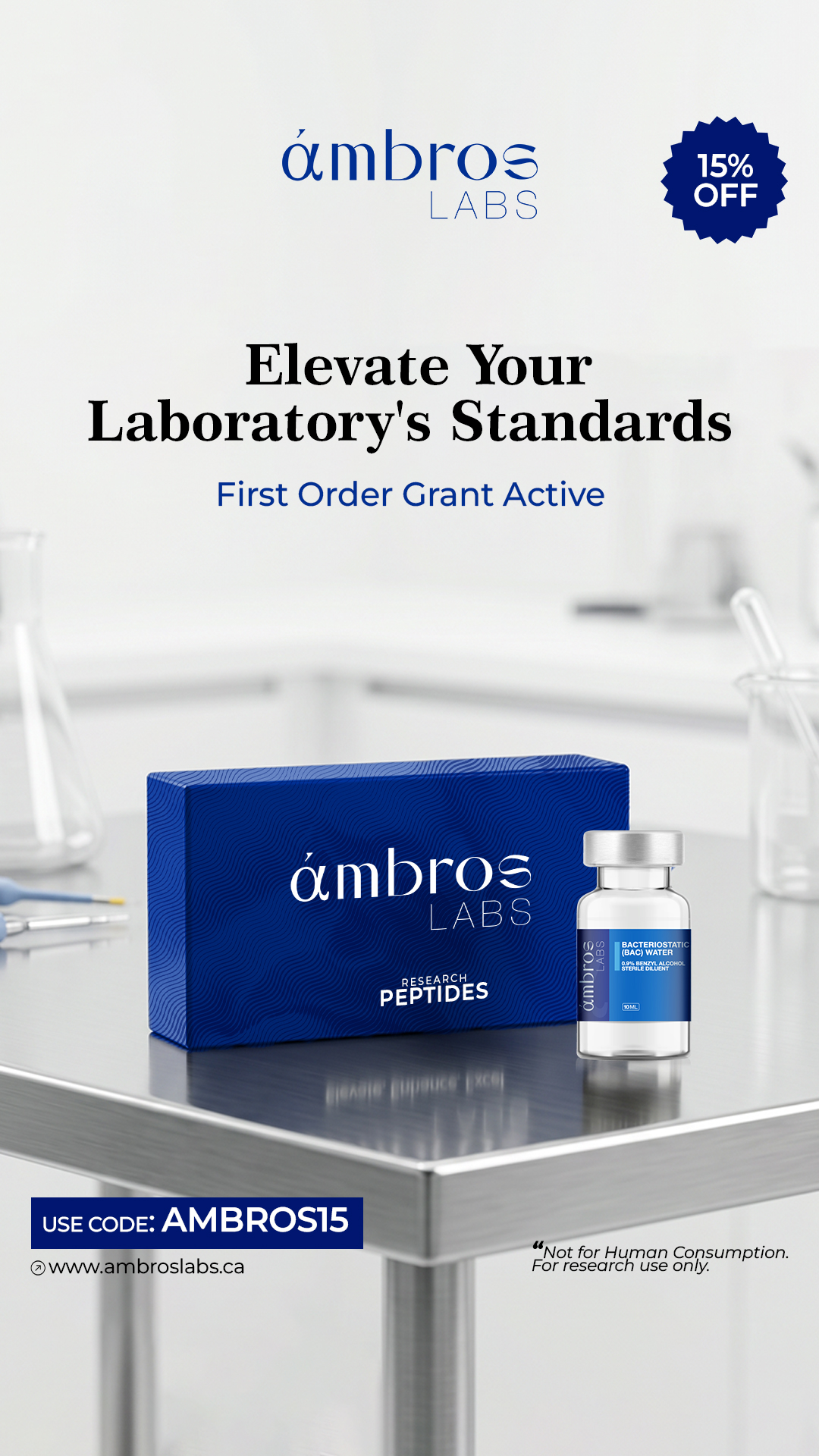 Ambros Labs Facebook ad