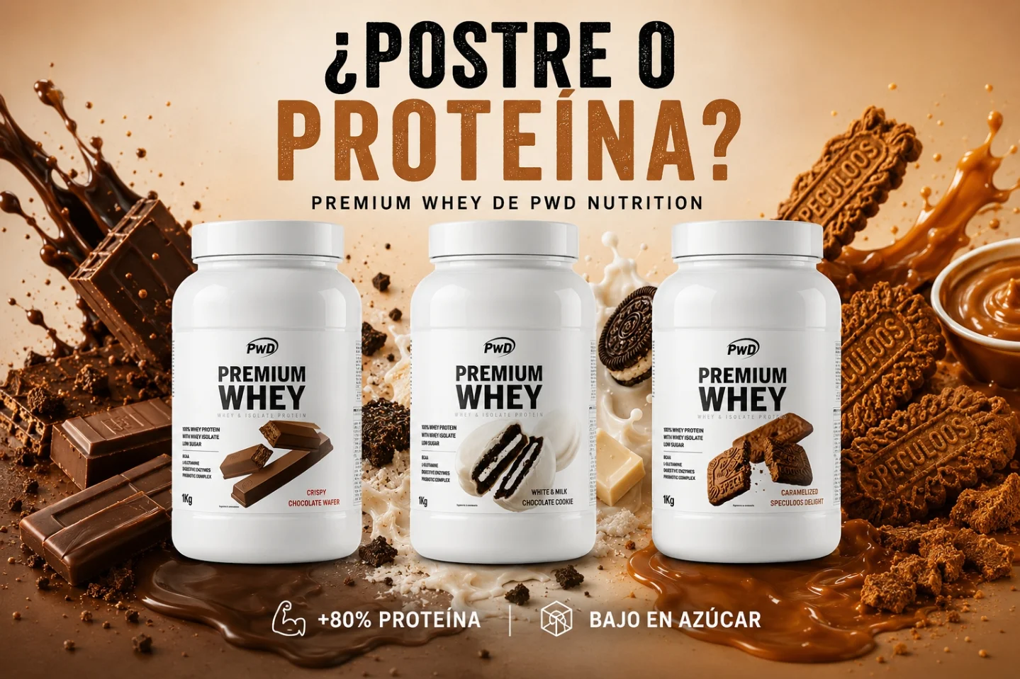 PWD Nutrition Facebook ad: NOVEDAD: PREMIUM WHEY