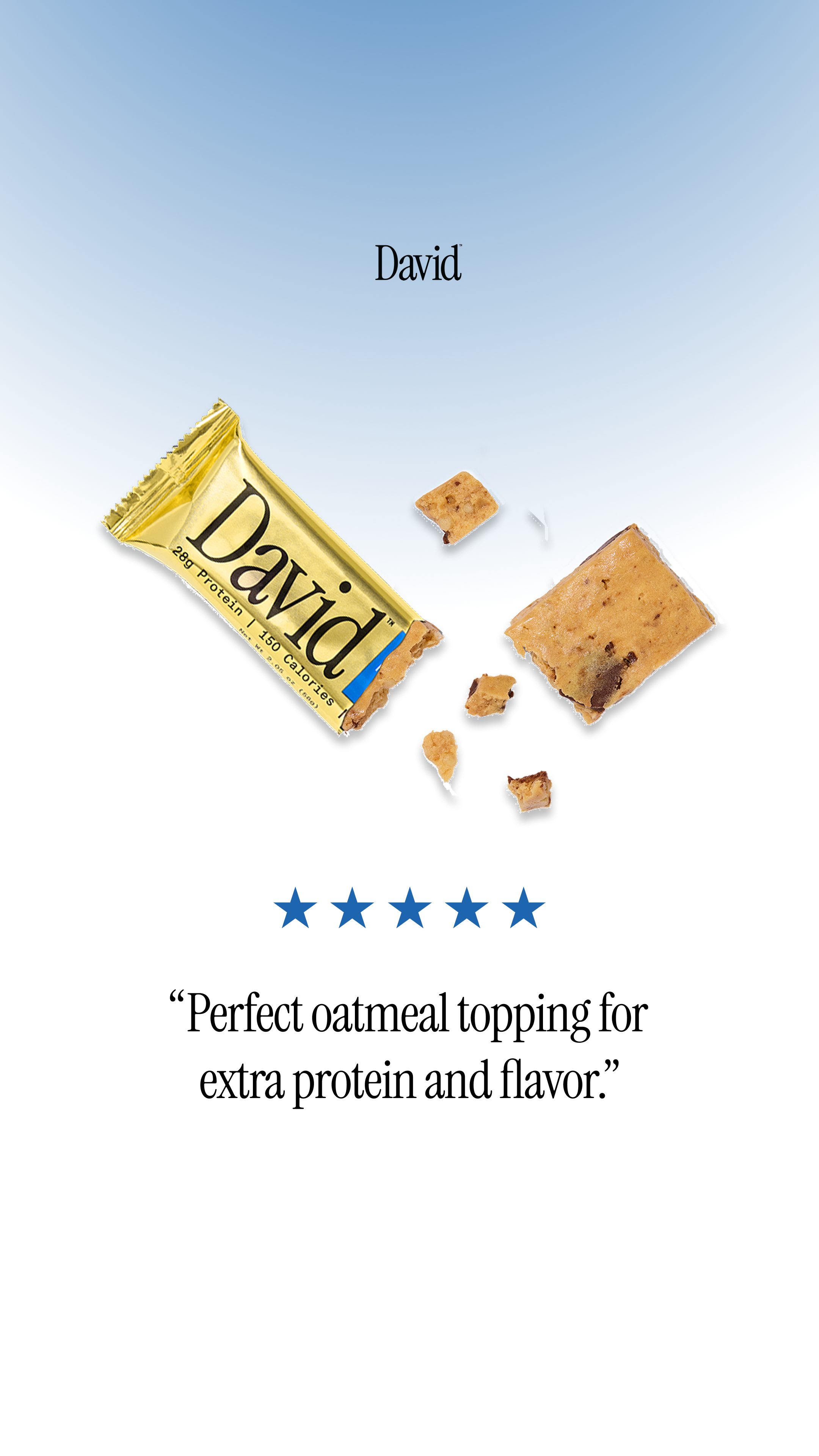 David Protein Facebook ad