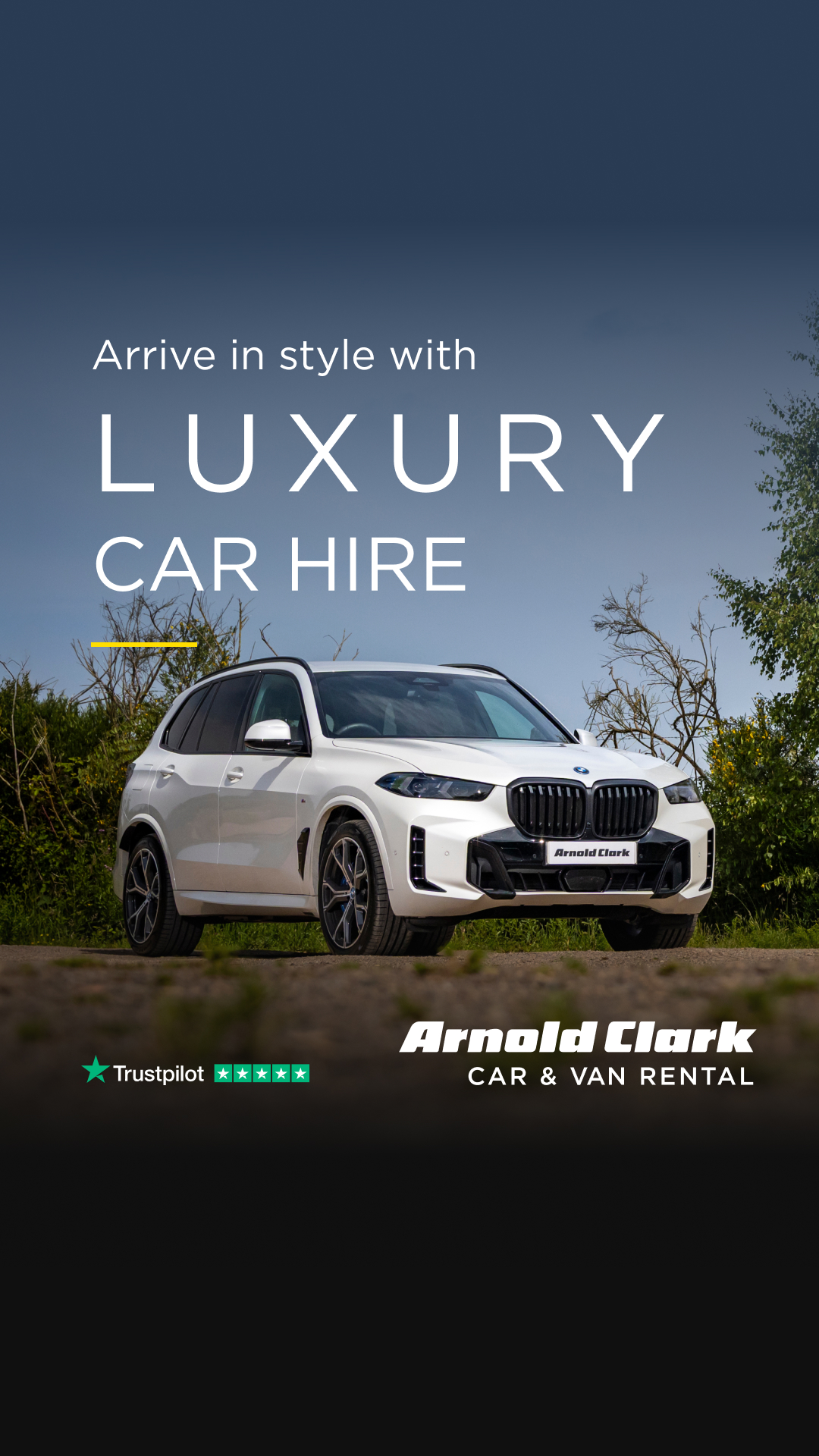 Arnold Clark Car & Van Rental Facebook ad