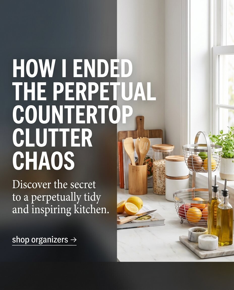 Deal Finder CA Facebook ad: Countertop Organizers That Save Space!