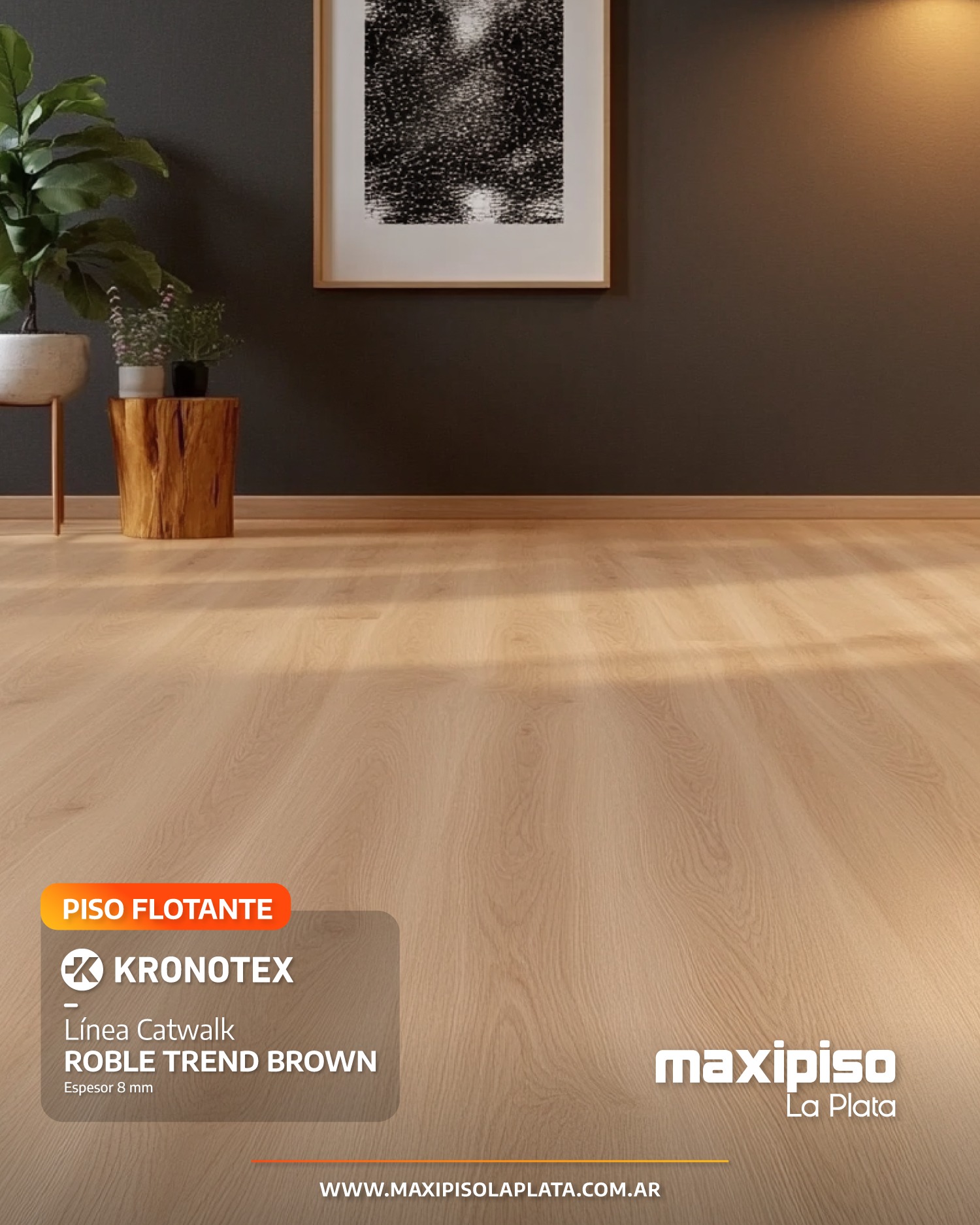 Maxipiso La Plata Facebook ad: Diseño con personalidad, calidad alemana en cada detalle
