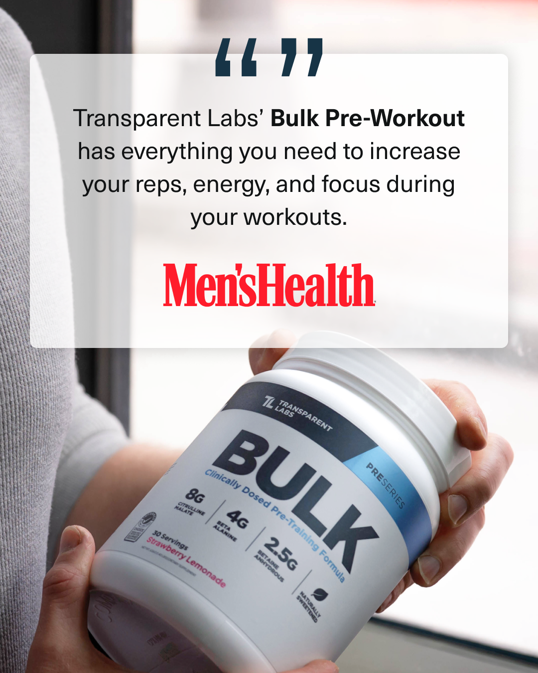 Transparent Labs Facebook ad