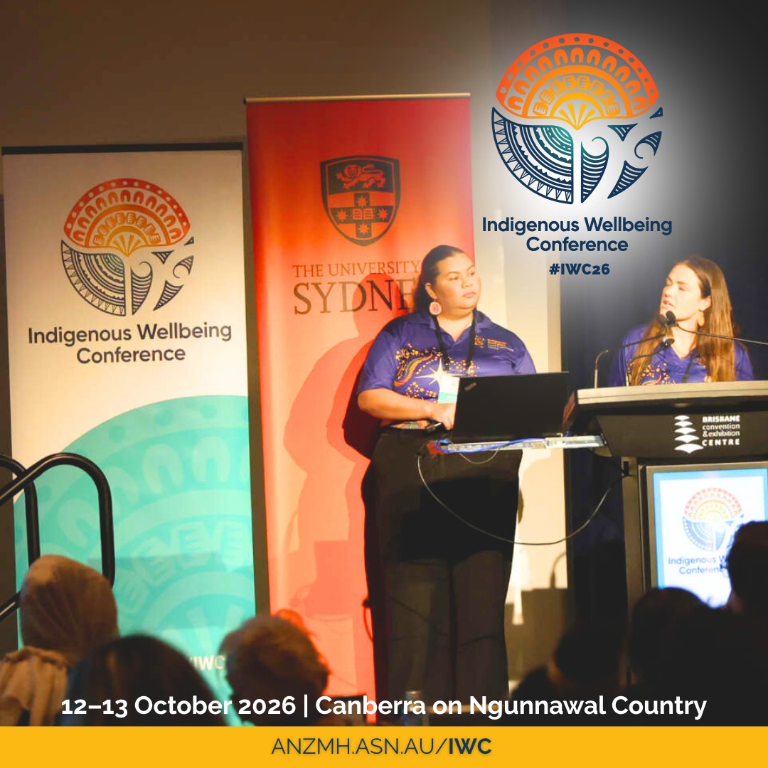Australian & New Zealand Mental Health Association Facebook ad: Who should present at IWC26?