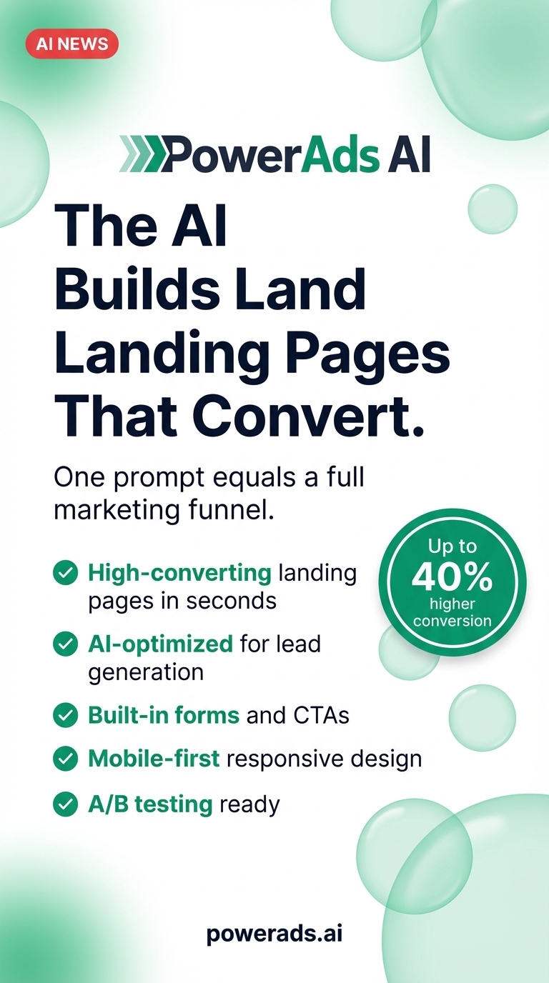 PowerAds.Ai Facebook ad from Mar 15, 2026