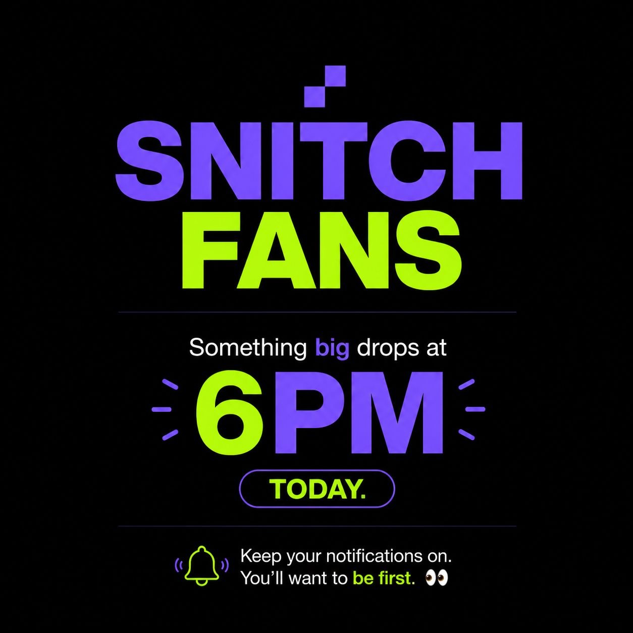 Snitch Facebook ad