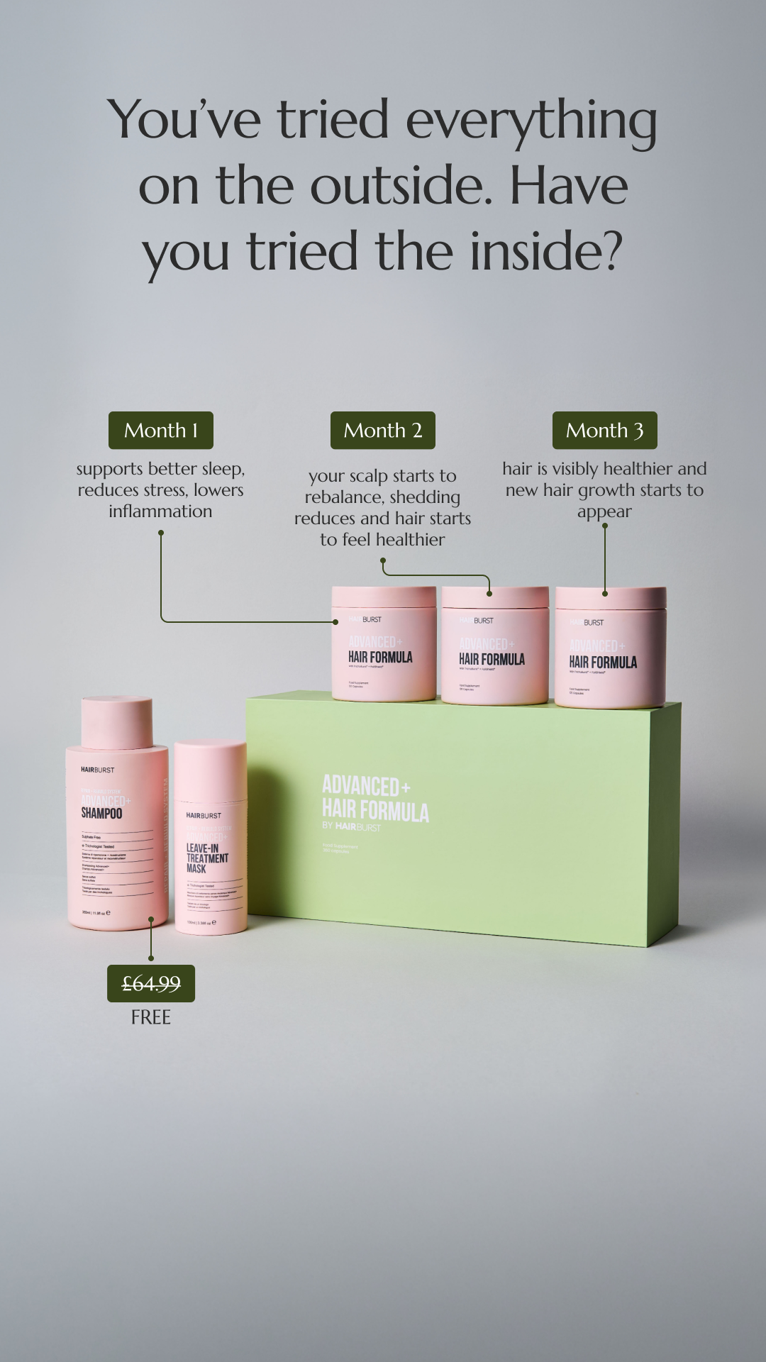 Hairburst Facebook ad