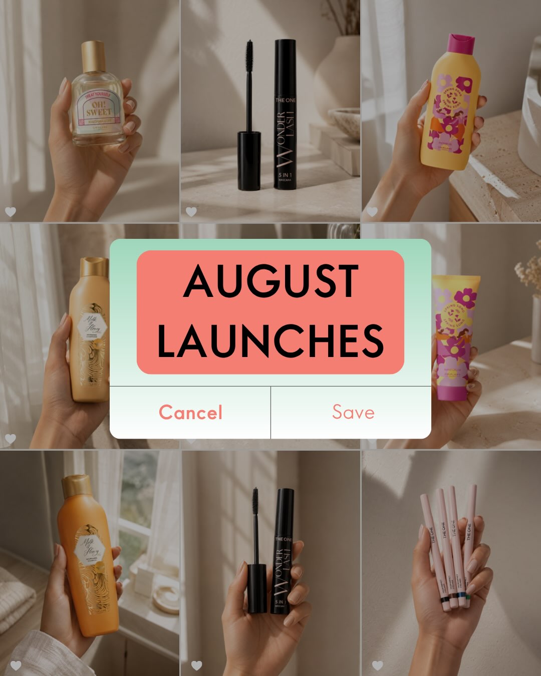 Oriflame Facebook ad: August Launches are finally here