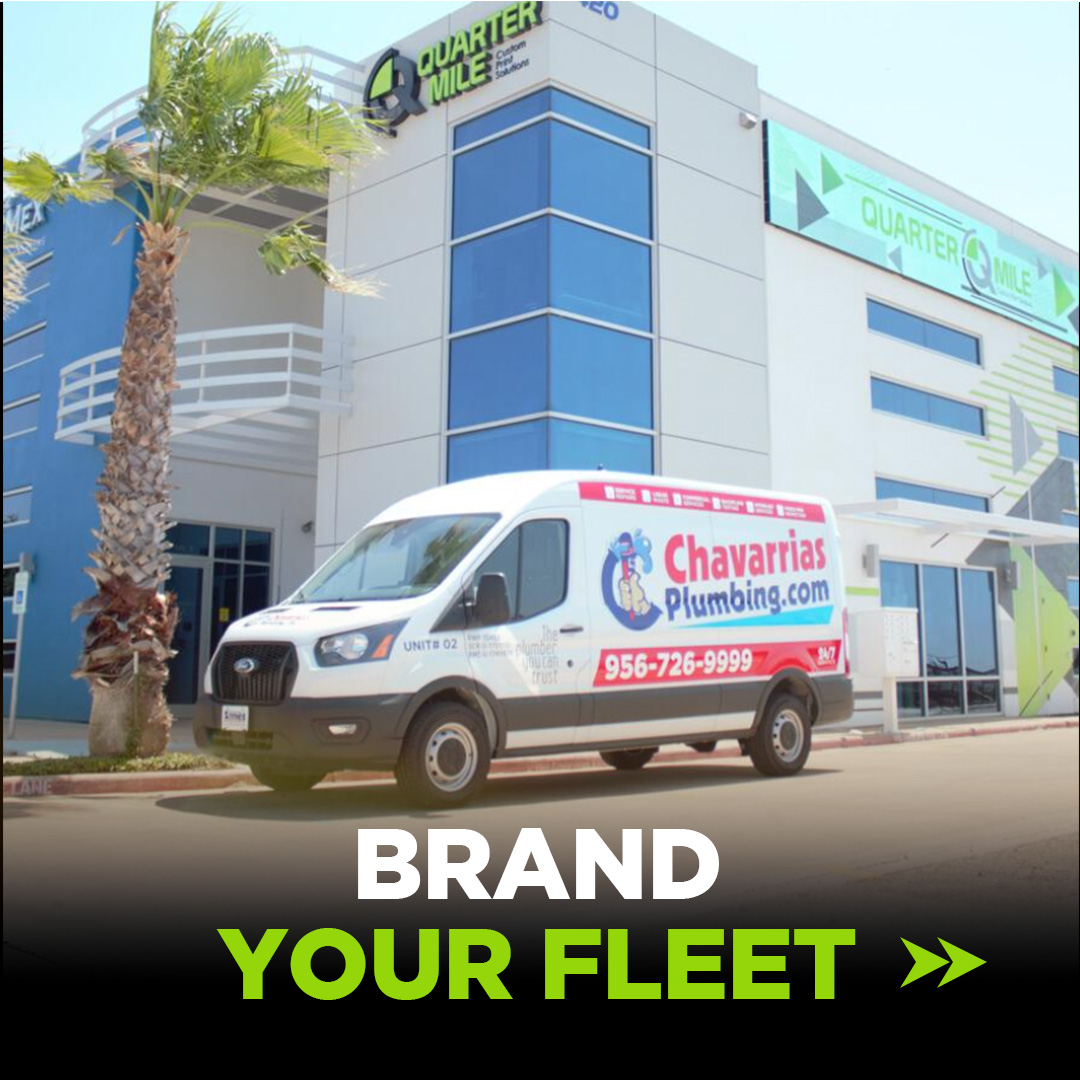 Quarter Mile, Inc. Facebook ad: Turn Your Work Vehicle Into a Lead-Generating Machine!