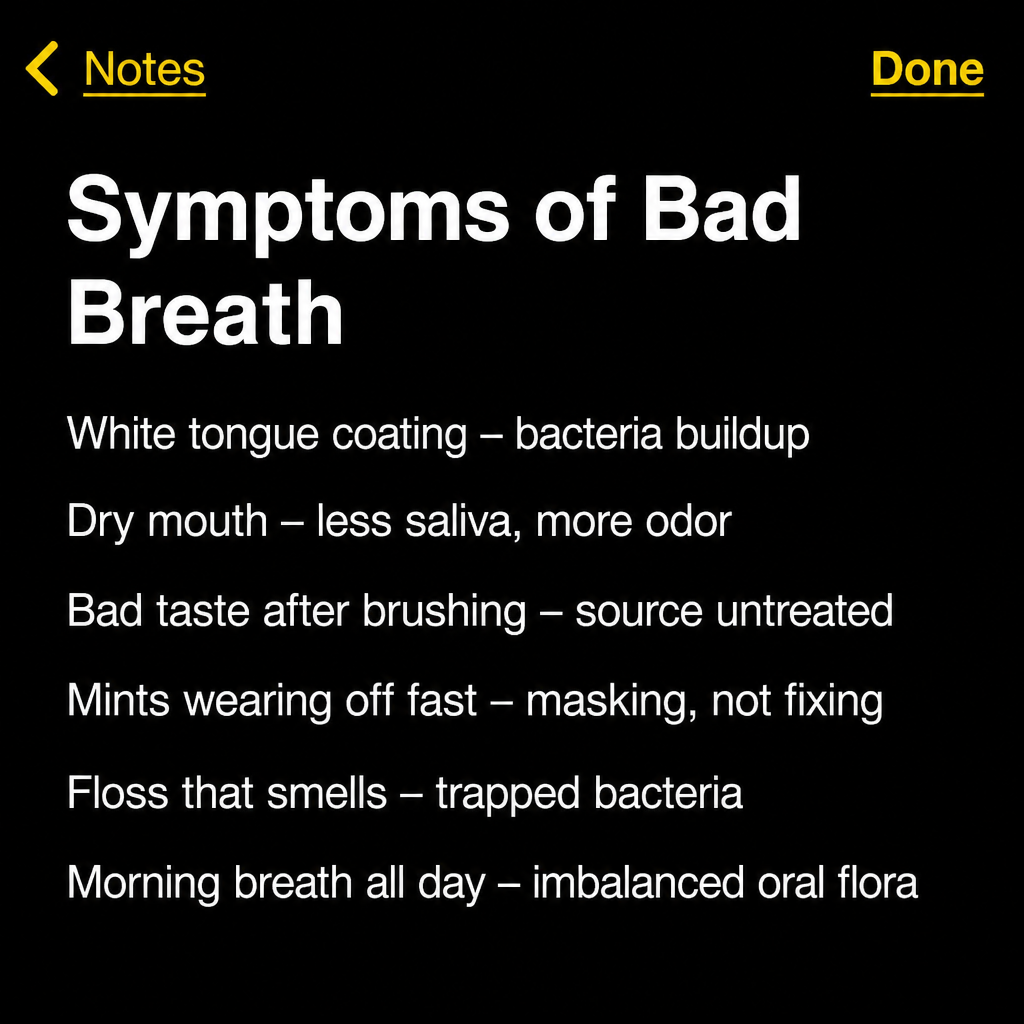 Virae Health Facebook ad: Fresh breath without the mints.