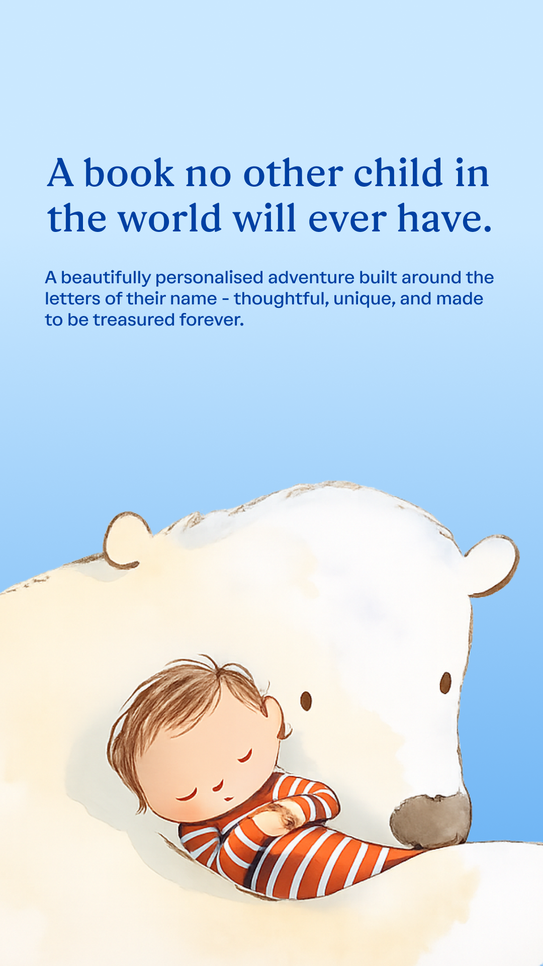 Wonderbly Facebook ad
